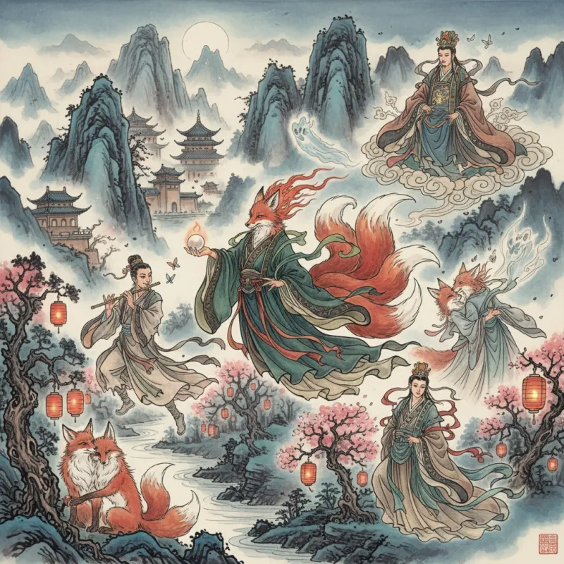 Fox Spirits in Chinese Culture: Tricksters, Lovers, and Gods