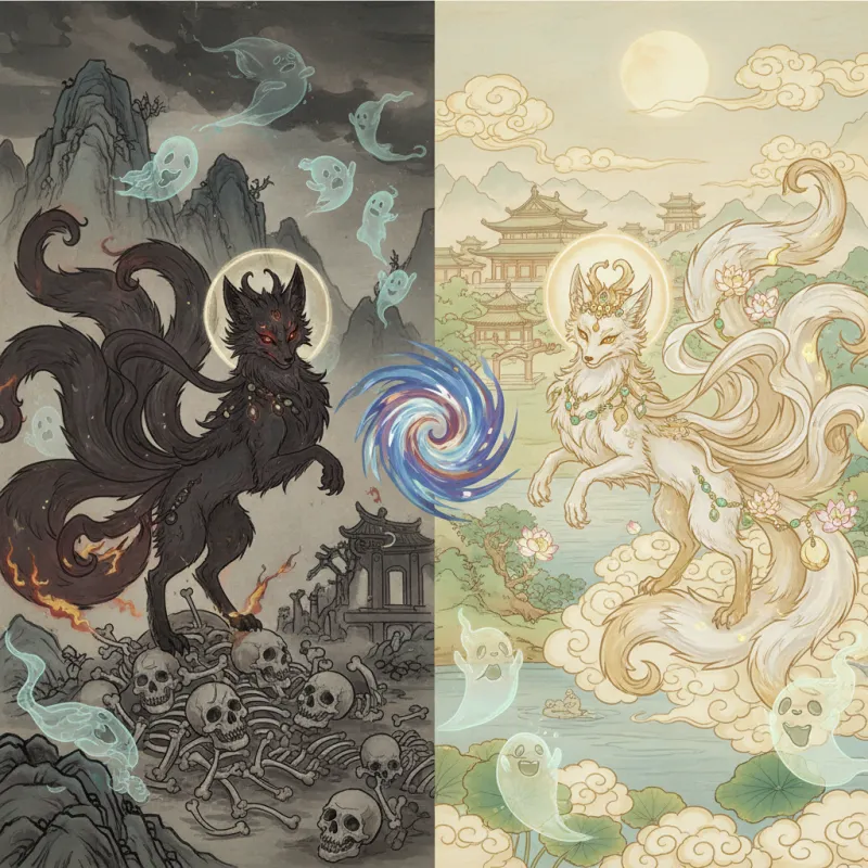The Nine-Tailed Fox: From Demon to Deity