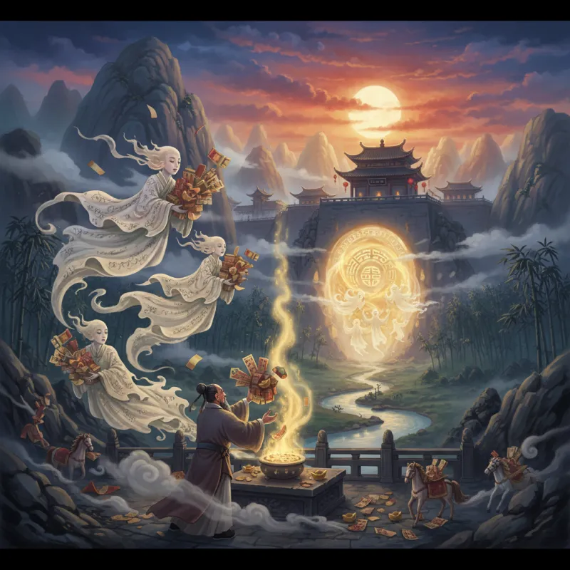 Paper Offerings: Sending Wealth to the Afterlife